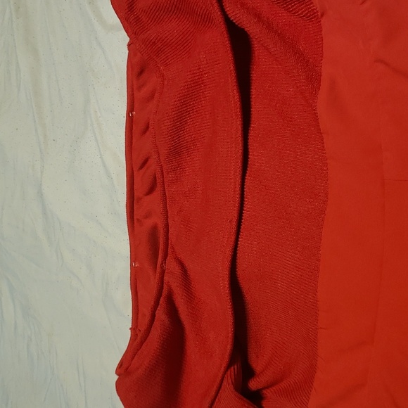 Red A lined dress - Picture 1 of 16